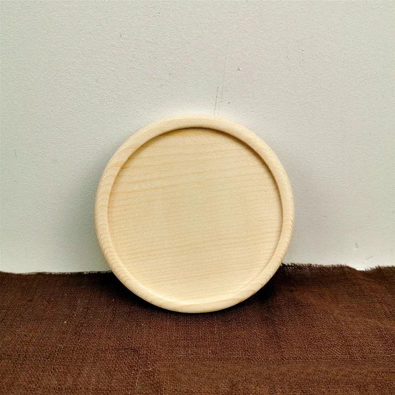 1 stk gratis tilpasset tre personlig bordbrikker solide runde firkantede trebrikker te- og kaffebrikker bordbrikker bryllup julegave