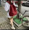 Women's Japanese Style Canvas College Backpack - Casual & Spacious
