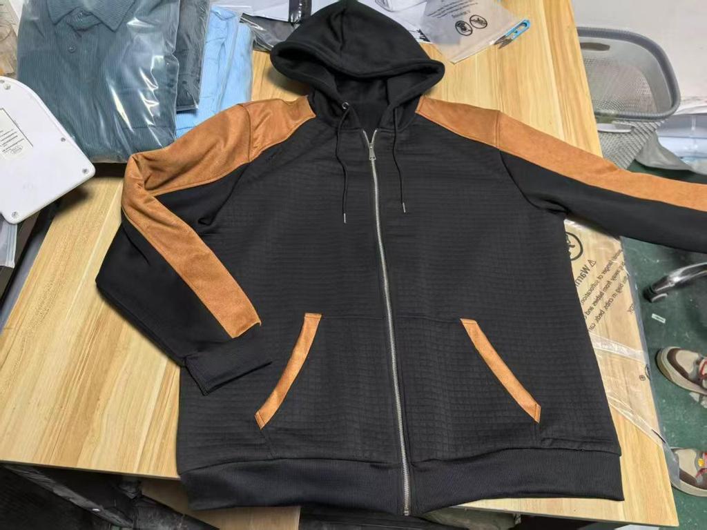 Men's Warm Double-Layer Zipper Hoodie - Casual Autumn/Winter Long-Sleeve Sweatshirt
