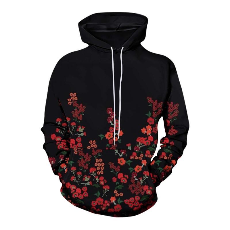 3D Printed Hoodie Young Unisex Women Loose Fit Casual Wear S-6XL