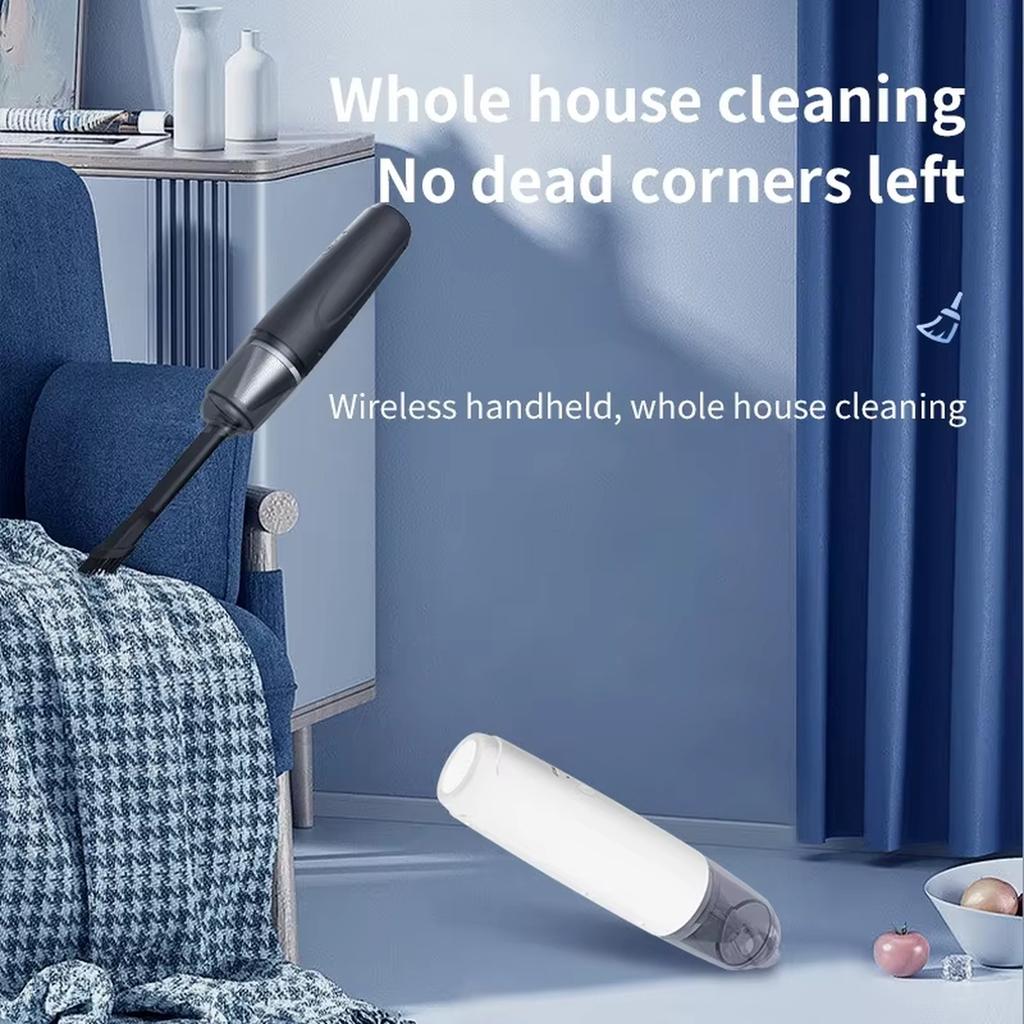 Car Handheld Vacuum Cordless 13000 PA Suction Power, Portable Vacuum Cleaner for Car Home and Pet Hair, Black