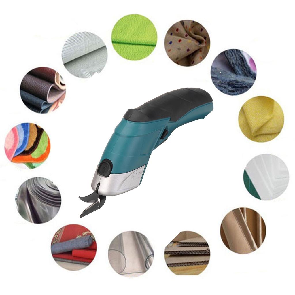 36W Fabric Electric Scissors Cordless Sewing Shear Rechargeable Wireless Battery Cutter Cloth Carpet PVC Leather Cutting Tools