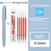 Новая шариковая ручка Uni Jetstream Легкое касание Чернила Противоскользящая Ультрагладкая Тихая Письмо Гелевые ручки Ограниченное качество Японские канцелярские принадлежности