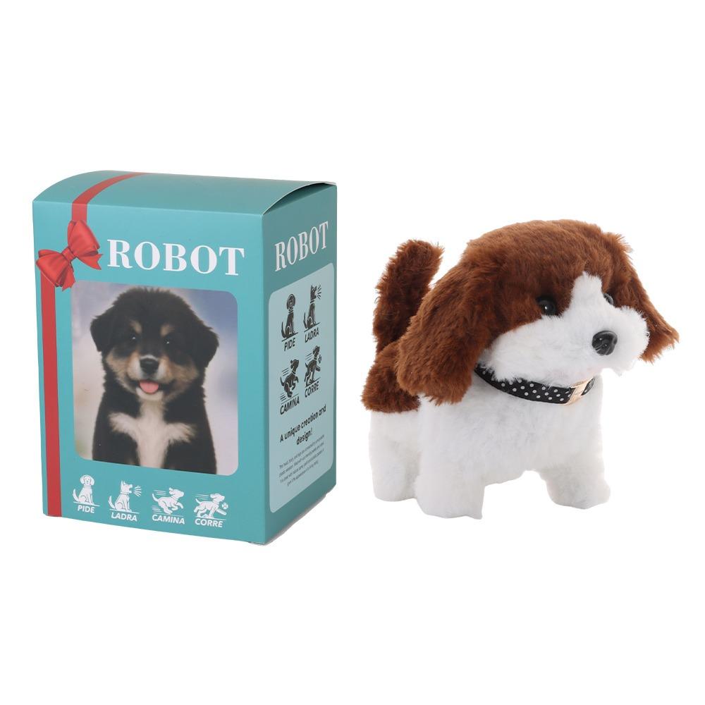 Walking My Realistic Robot Puppy Plush Walking Dog Toy Fashion Simulated Puppy  for Chilren