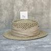 French Vacation Straw Hat Women's Salty Straw Woven Concave Top Top Hat Summer Sun Protection Visor Retro Versatile Casual Beach Hat