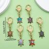 Creative Alloy Seashell and Pearl Keychain Pendant