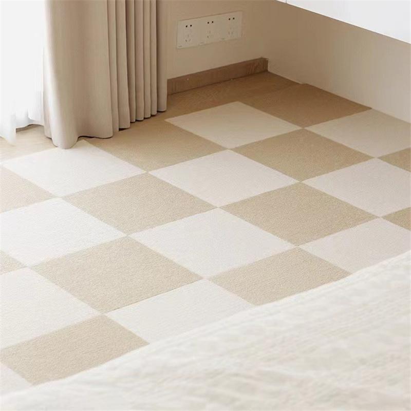 Büro Hause Selbst-adhesive Teppich Schlafzimmer Wohnzimmer Spleißen Teppich Nicht-slip Spleißen Boden Matte
