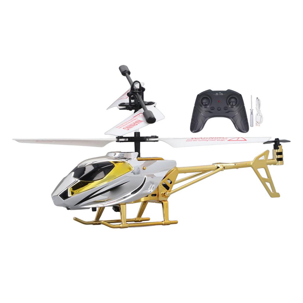 Remote Control Aircraft Toy 2.5 Channel Drop Resistance Alloy Electric RC Helicopter with LED