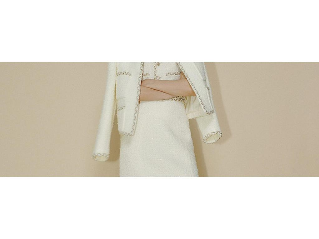 2025 New Arrival Women's Elegant French Chic Tweed Short Suit Jacket