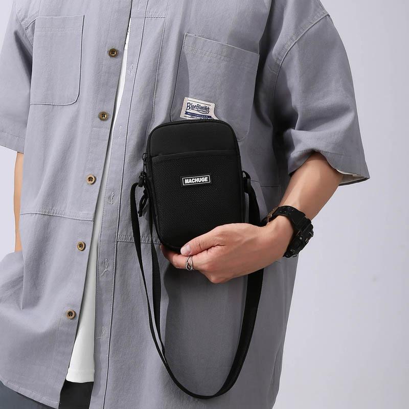 Mini Small Bag, New Summer Shoulder Messenger Bag, Lightweight Versatile Nylon Cloth Mobile Phone Bag