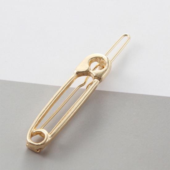 Unique Girl Pin Shape Hair Clip Women Hair Style Pin Clip Charm Hair Ornament