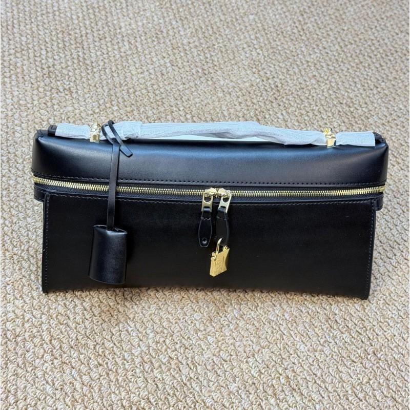 2026 Lunch Box Bag Light Luxury High-end Cowhide Handbag Dinner Authentic Leather Single Shoulder Diagonal Women