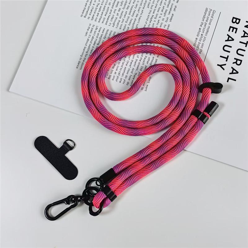Lanière de téléphone portable universelle 150 cm, chaîne bandoulière, cordelette pour escalade sportive, sangles réglables en nylon