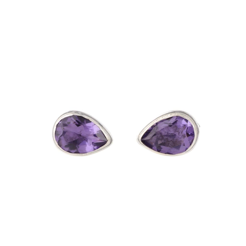 Natural Iolite Gemstone 925 Sterling Silver Jewelry Handmade Men Cufflinks 0.66" CL-6-7