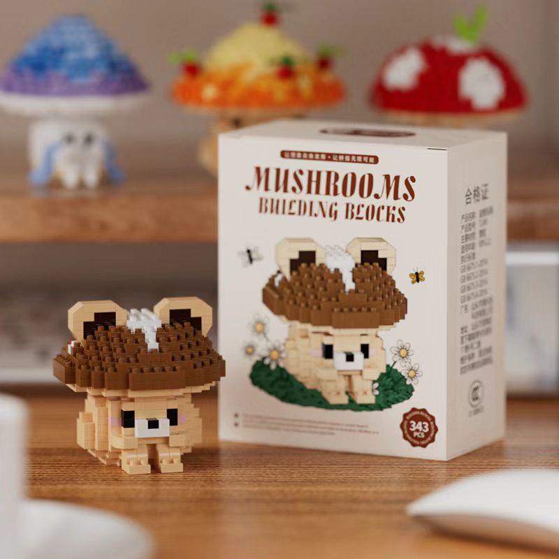 

Chaolechuang Игрушки-грибы - Развивающие строительные блоки, совместимые с Лего, для детских дней рождения