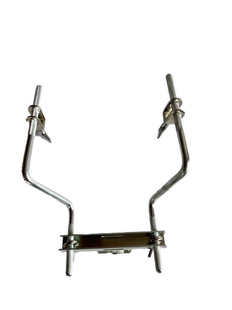 Verstärkter Mehrfach-Kuhglockenhalter: Universelles 4-Kopf-/2-Kopf-Percussion-Rack-Zubehör für Schlagzeugsets