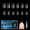 Gel Nail Tips Pre filed Almond/Stilettos/Square/Coffin Nail Tips Full Cover Nail Tips Press On Nail Artificial Fake Nail