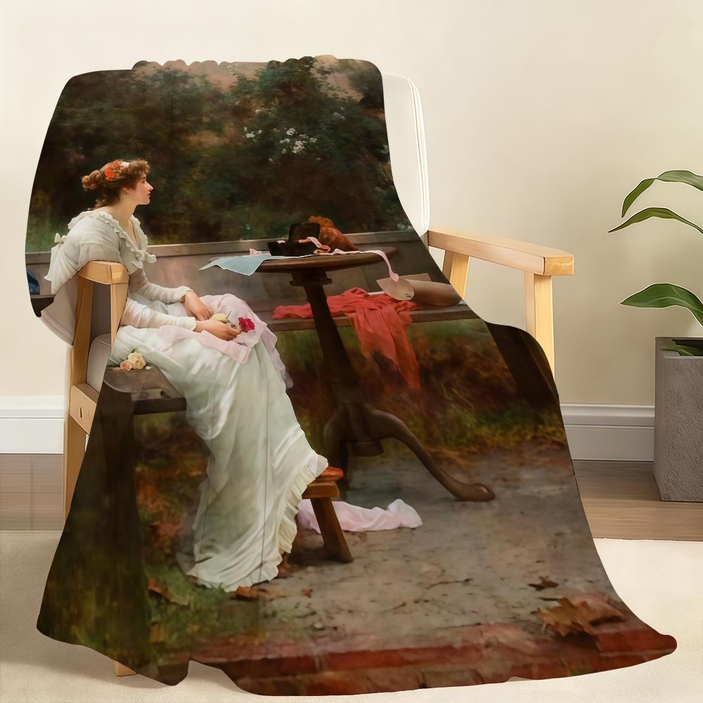 

Painter M Marcus S StonE E Blanket Soft Throw Blanket for Home Bedroom Bed Sofa Picnic Travel Office Rest Cover Blanket Gift 75x90cm