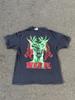 Vintage 80s Slayer Root Of Evil World Sacrifice Metal Band Heren Shirt Zwart XL Unisex T-shirt