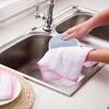 10/20PCS Kitchen Daily Dish Towel 5-layer Pure Cotton Cloth Thickened Absorbent Kitchen Cleaning Cloth Scouring Pad