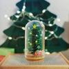1:12 Dollhouse Miniature Glass Christmas Tree Glass Decoration Doll Christmas Bottle Model Toy Doll House Decor