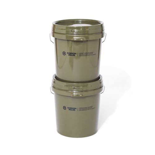 GORDON MILLER Car Wash Pail Bucket with Lid, 17L, Olive Drab, 32485