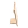 9-slot Jewelry Display Stand Wooden Earring Organizer Jewelry Storage Necklace Holder  Desktop