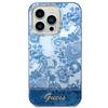 Guess Guhcp14Lhgplhb Iphone 14 Pro 6,1 Niebieski/Blue Hardcase Porcelain Collection