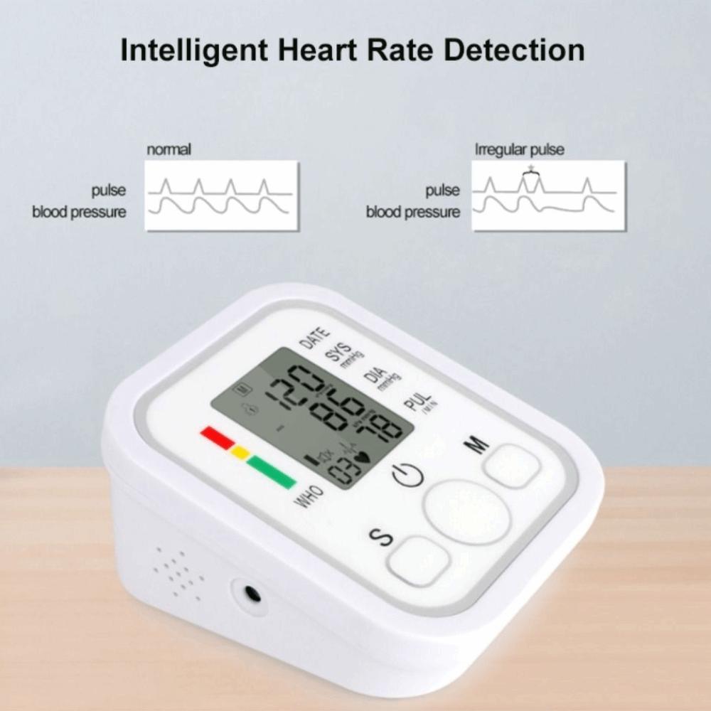 Sprachansage Blutdruckmessgerät Gesundheitliches Sphygmomanometer Alte Menschen