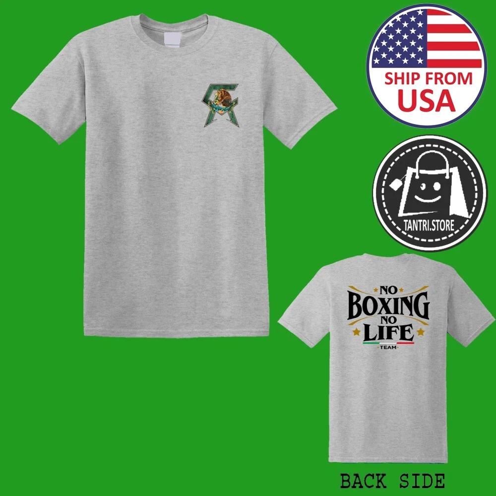 

No Boxing No Life Slogan Canelo Saul Alvarez Team Men s Grey Size S to 5XL 4XL