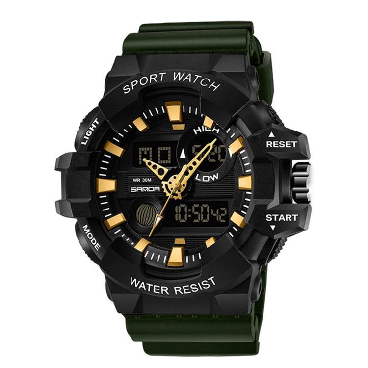 Mens Watch Sanda 780 Sports  Fashion Led Digital Fashion Quartz Watch Men Waterproof G Style Watches Relogio Clock