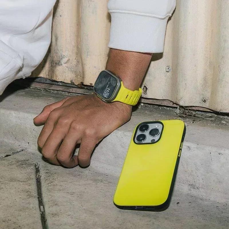 Soft Silicone Strap For Apple Watch Band Ultra 2 49mm 44mm 45mm 42mm 41mm 42mm sport Watchband iwatch Serise 5 6 7 8 9 bracelet