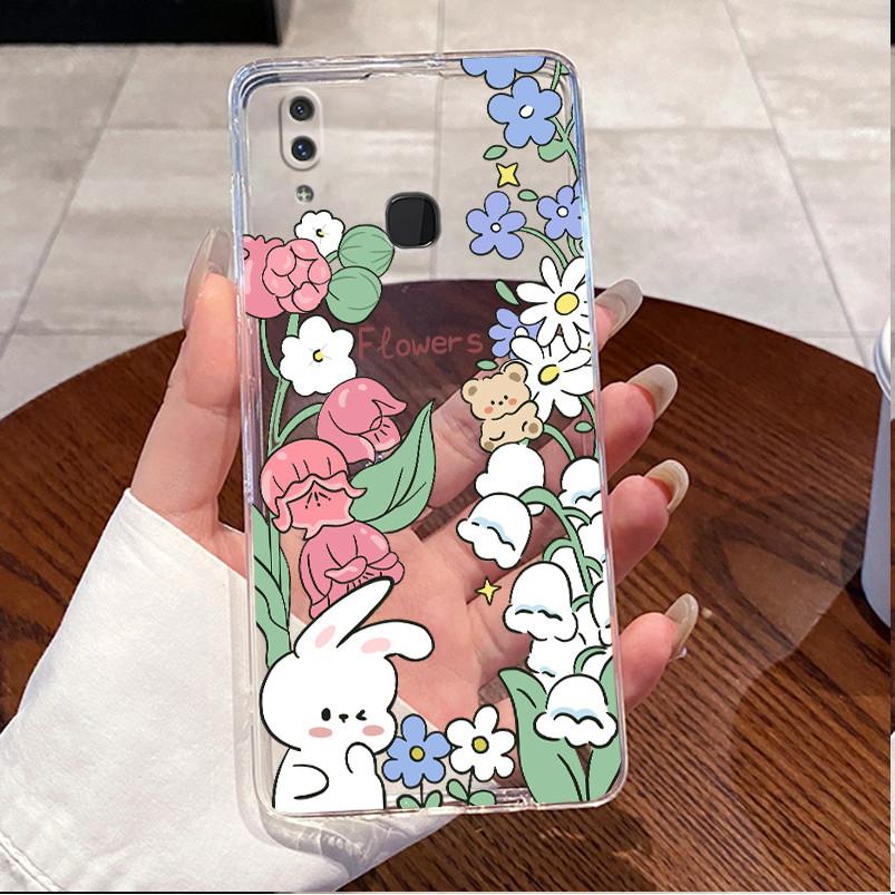 For Vivo X21 X21A X21 UD Case Clear Luxury Cute Love Rabbit Funny Soft Silicone Phone Case For VivoX21 VivoX21A X21UD Back Cover