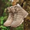 Men's Breathable Mid-Top Tactical Hiking Boots - Wear-Resistant, Large Size Military Duty Footwear