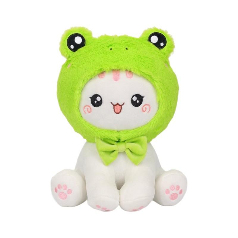 Shark Frog Strawberry Octopus Sitting Cat Plush Toy Stuffed Birthday Kid Gift