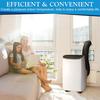 Portable Air Conditioner Hose Cover Wrap Easy To Install 3 Layers Insulated AC Hose Duct Vent Cover Sleeve with Adjustable Straps