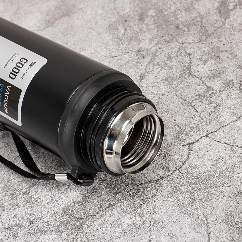 Stainless Steel Thermos Bottle Large Capacity Water Bottle Leakproof Coffee Vacuum Flask Outdoor Travel Portable Thermal Cup