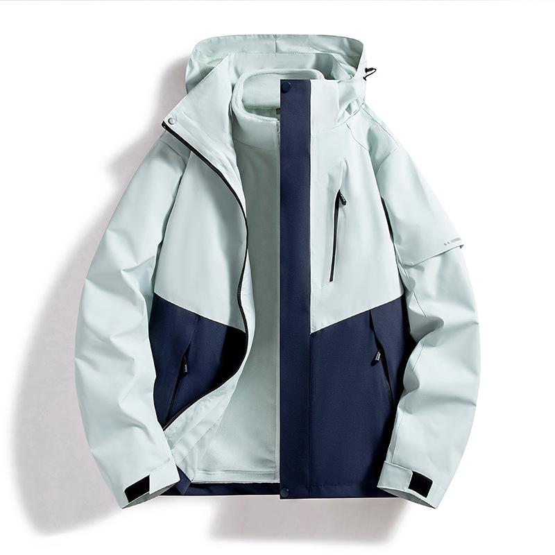 

2024 Unisex Three-in-One Windproof Waterproof Mountaineering Jacket 3XL