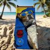 Towel Cartoon For Outdoor Camping Beach Towel Animal Super Absorbent Quick-Drying Summer Cute Towel