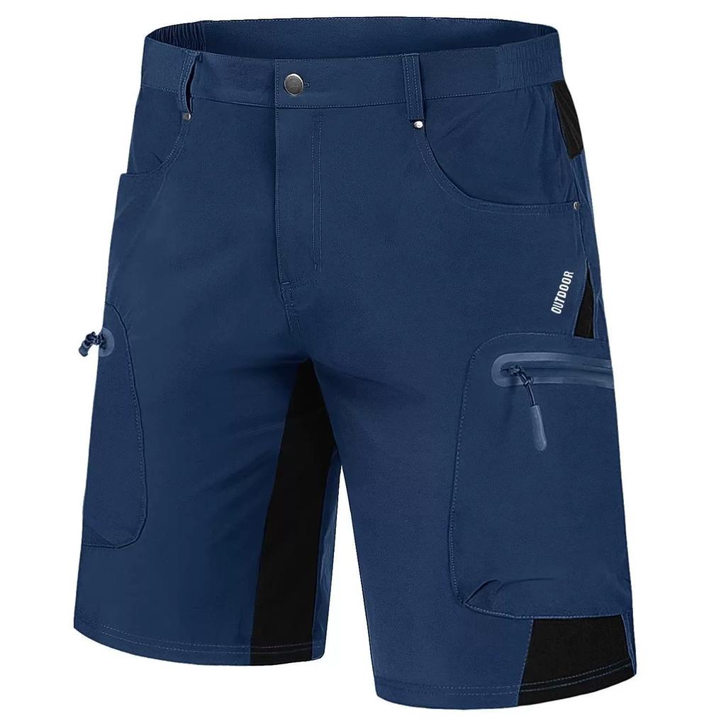 Anti Tear European and AmericanSummer Men's Sports Pants with Durable Pockets, Quick Drying Breathable Shorts for Men