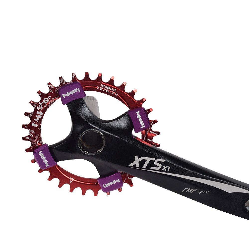 UPANBIKE Narrow Wide Oval Single Bicycle Chainring 104mm BCD 36T