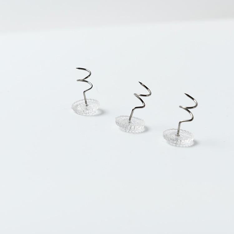 Transparent Spiral Nail Armrest Sofa Cover Fixer