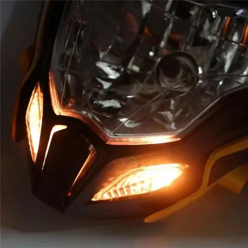 Motorcycle Headlight For BAJAJ PULSAR 150 200 Assembly Headlamp With Fairing PULSAR150 PULSAR200 Motorcycle Accessories