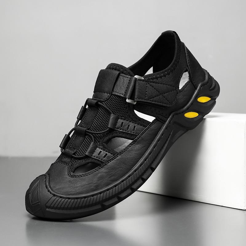 Men's Sandals Fashion Casual Sport Sandals High Quality Cowhide Sandals for Men Summer Comfortable Sneakers Non Slip Beach Shoes