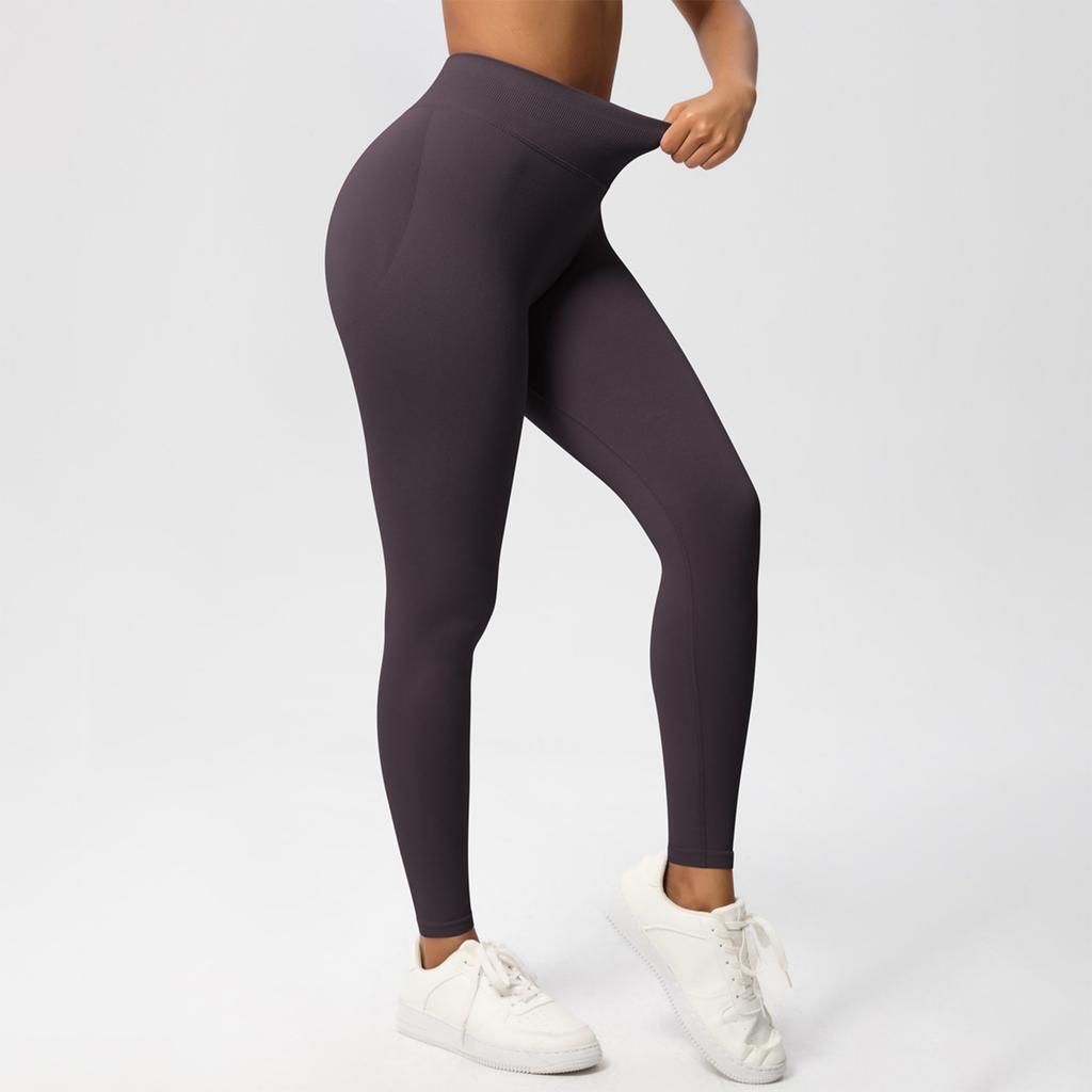 Women's Fashion Color High Waist Yoga Clothes, Sports Running, Fitness Yoga Pants