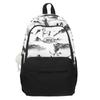 Schoolbag new fashionable small fresh backpack simple contrasting color backpack commuting Japanese students high value student schoolbag
