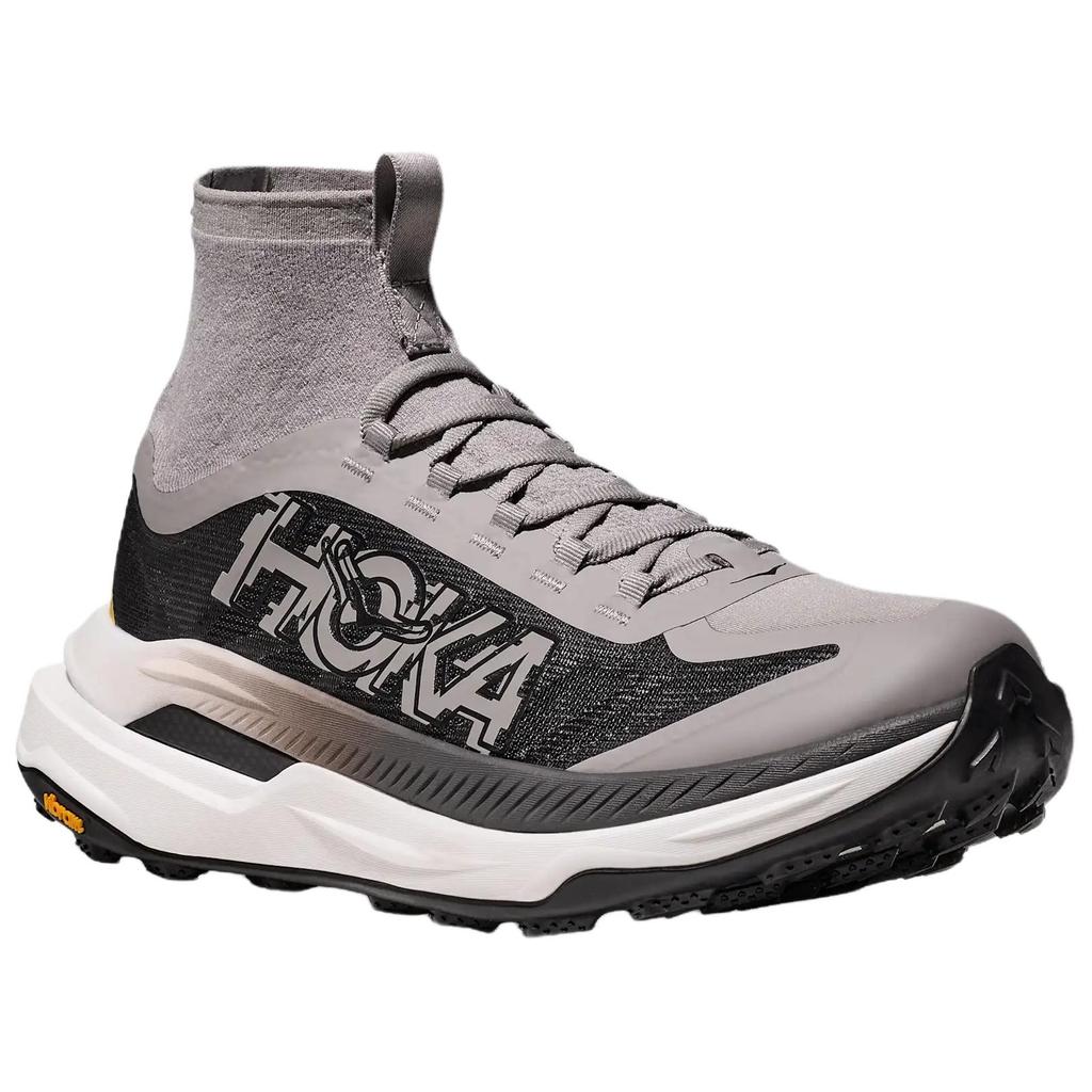 HOKA ONE ONE Tecton X 3 Trail Running Shoes Men's Gray Black 1155112-CMNTB