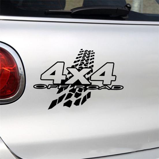 4X4 Off-Road Funny Reflective Decal Car Window Body Styling Sticker DIY Decor