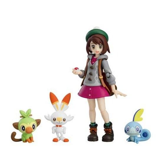 Overseas Pokémon Center Figma Yuuri Scorbunny Sobble Figure Parallel Import