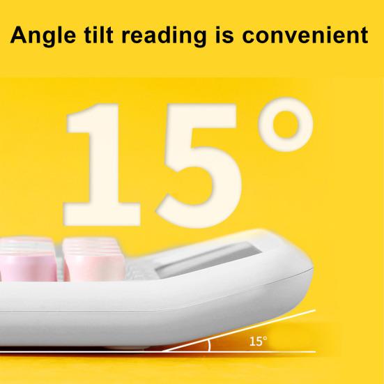 Mechanical Calculator with Large LCD Display Vintage Gradient Color 12-digit Desktop Calculator for Home Office